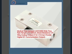 Medizinische Flussempfänger CAFS5008 Breiter Strömungsbereich von 0-60 m/s, Stoßbeständigkeit von 100 g Analog-Ausgang (1 bis 5 V) (kann einen digitalen I2C-Kommunikations-Ausgang bereitstellen)